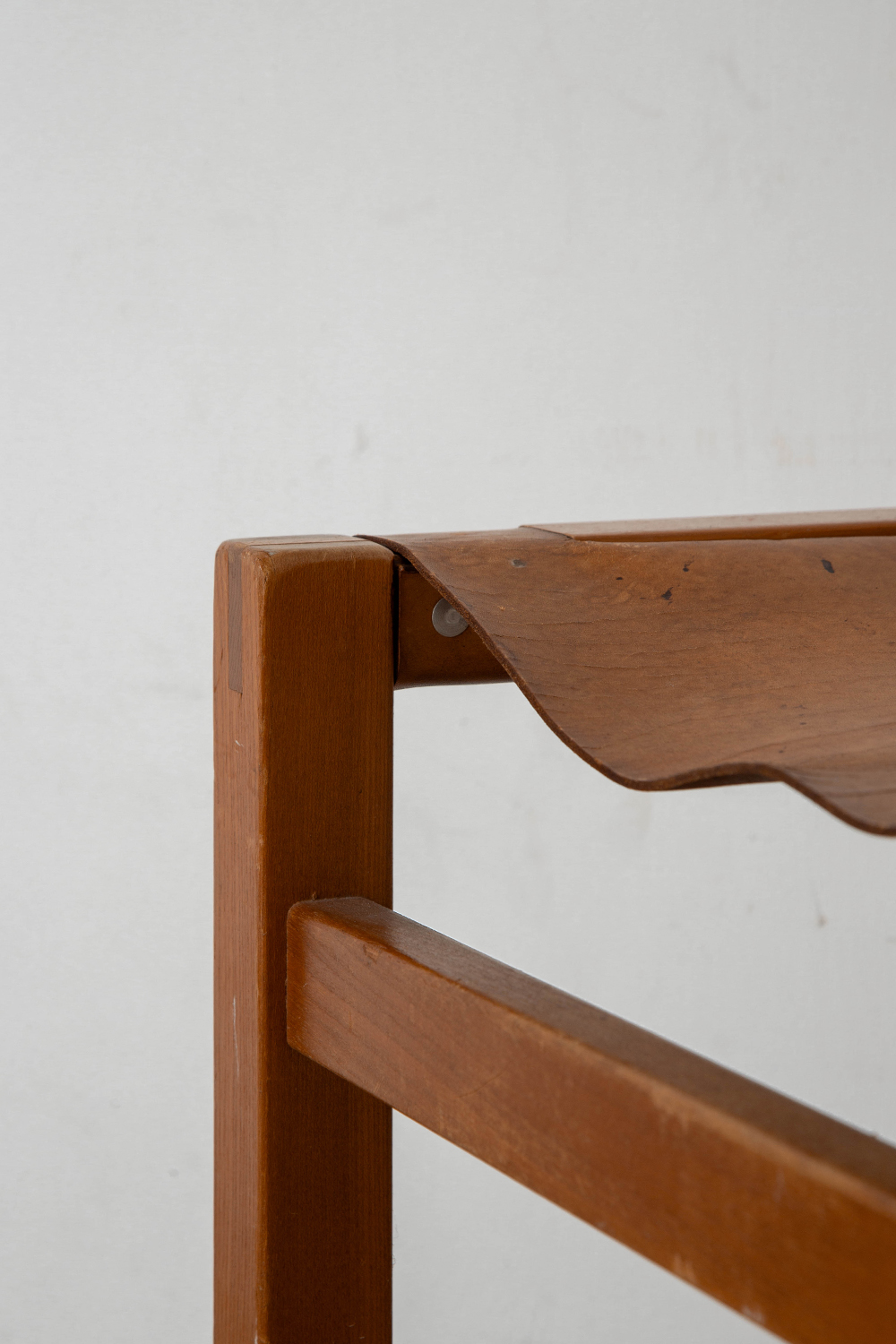 Dining Chair for Maison Regain in Elm and Leather