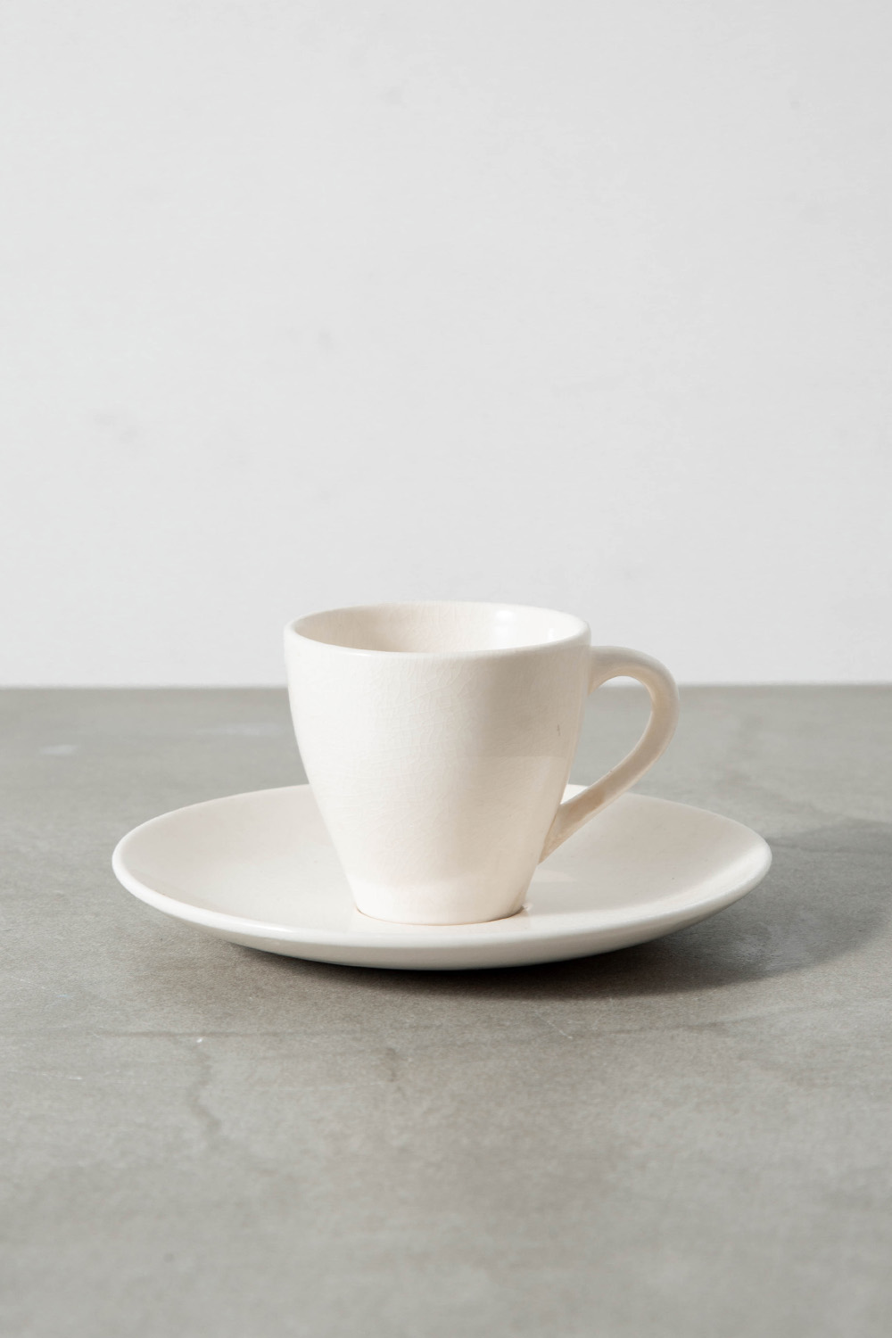Coffee Cup & Saucer Set by Sori Yanagi for Matsumura & Co in Ceramic