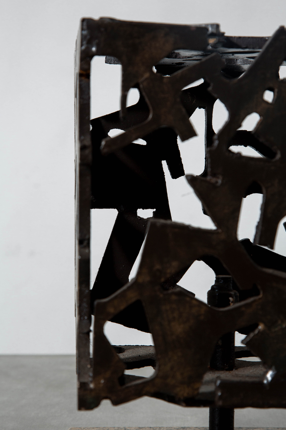 Sculpture by Andrew Y. Chembers in Steel and Stone