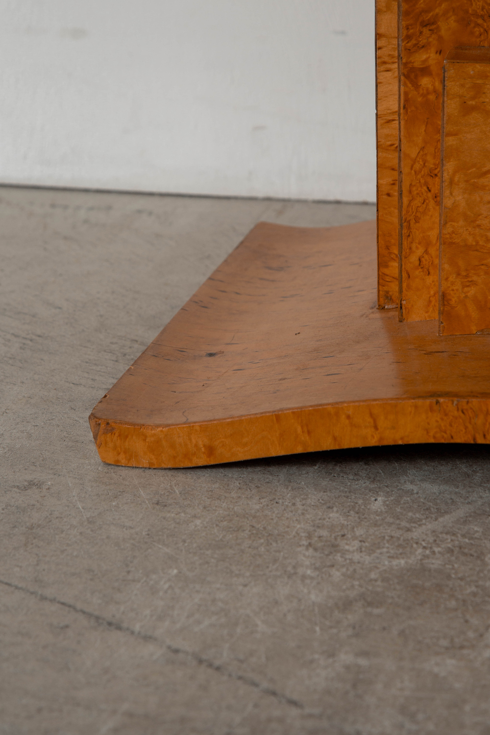 Art Deco Style Side Table in Birch