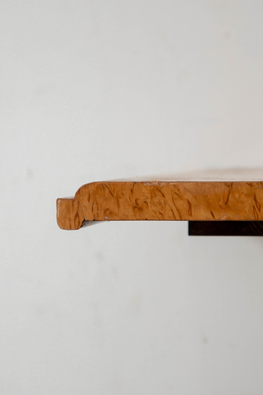 Art Deco Style Side Table in Birch