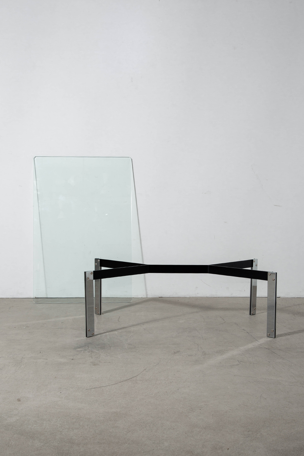 María Coffee Table by Miguel Milá for Kendo in Glass and Steel