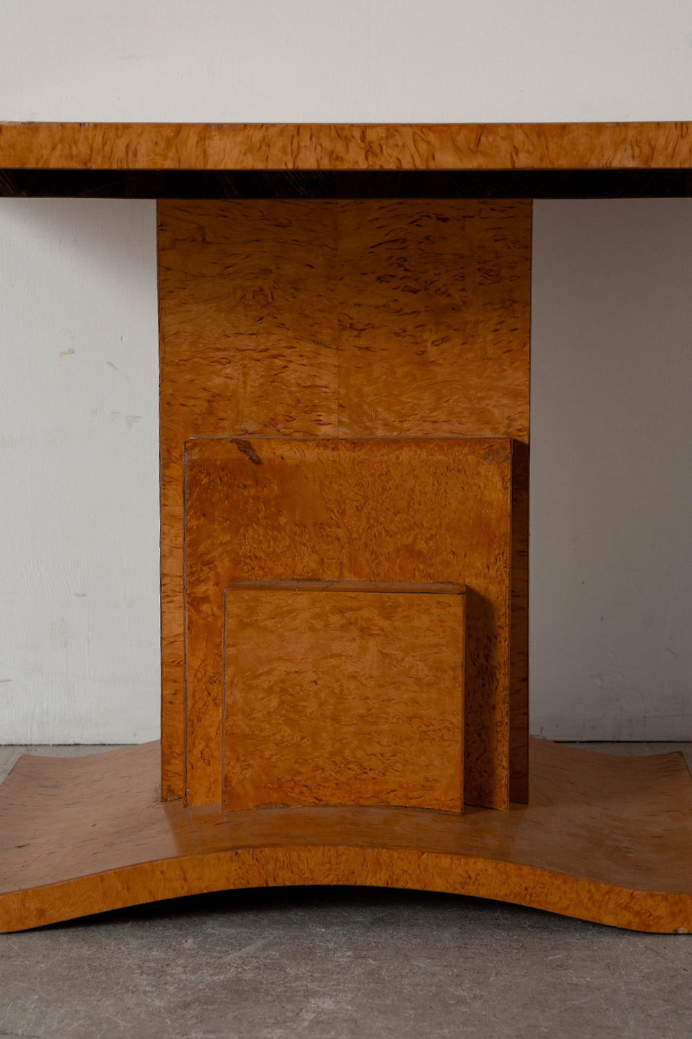 Art Deco Style Side Table in Birch