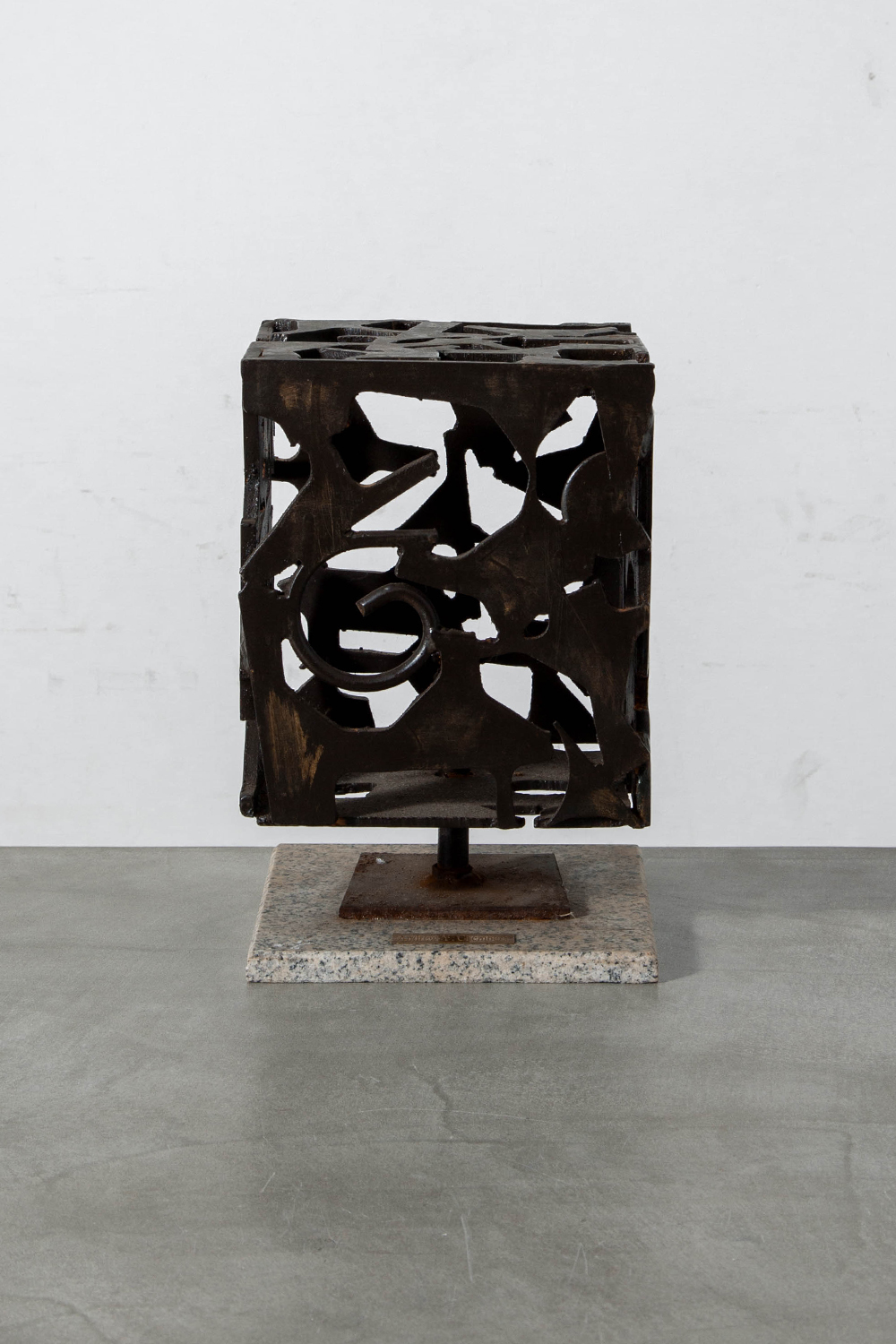 Sculpture by Andrew Y. Chembers in Steel and Stone