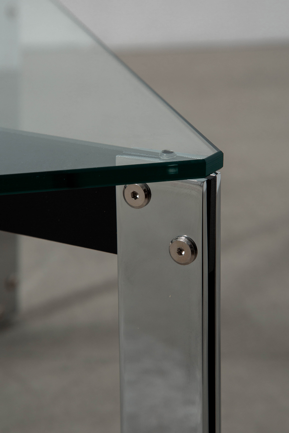 María Coffee Table by Miguel Milá for Kendo in Glass and Steel