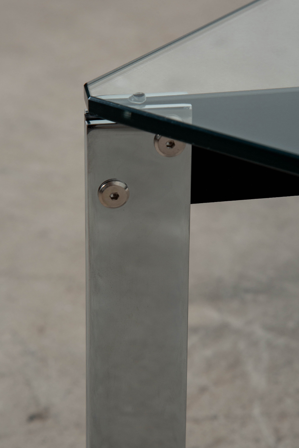 María Coffee Table by Miguel Milá for Kendo in Glass and Steel
