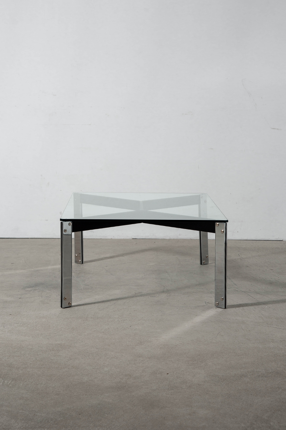 María Coffee Table by Miguel Milá for Kendo in Glass and Steel