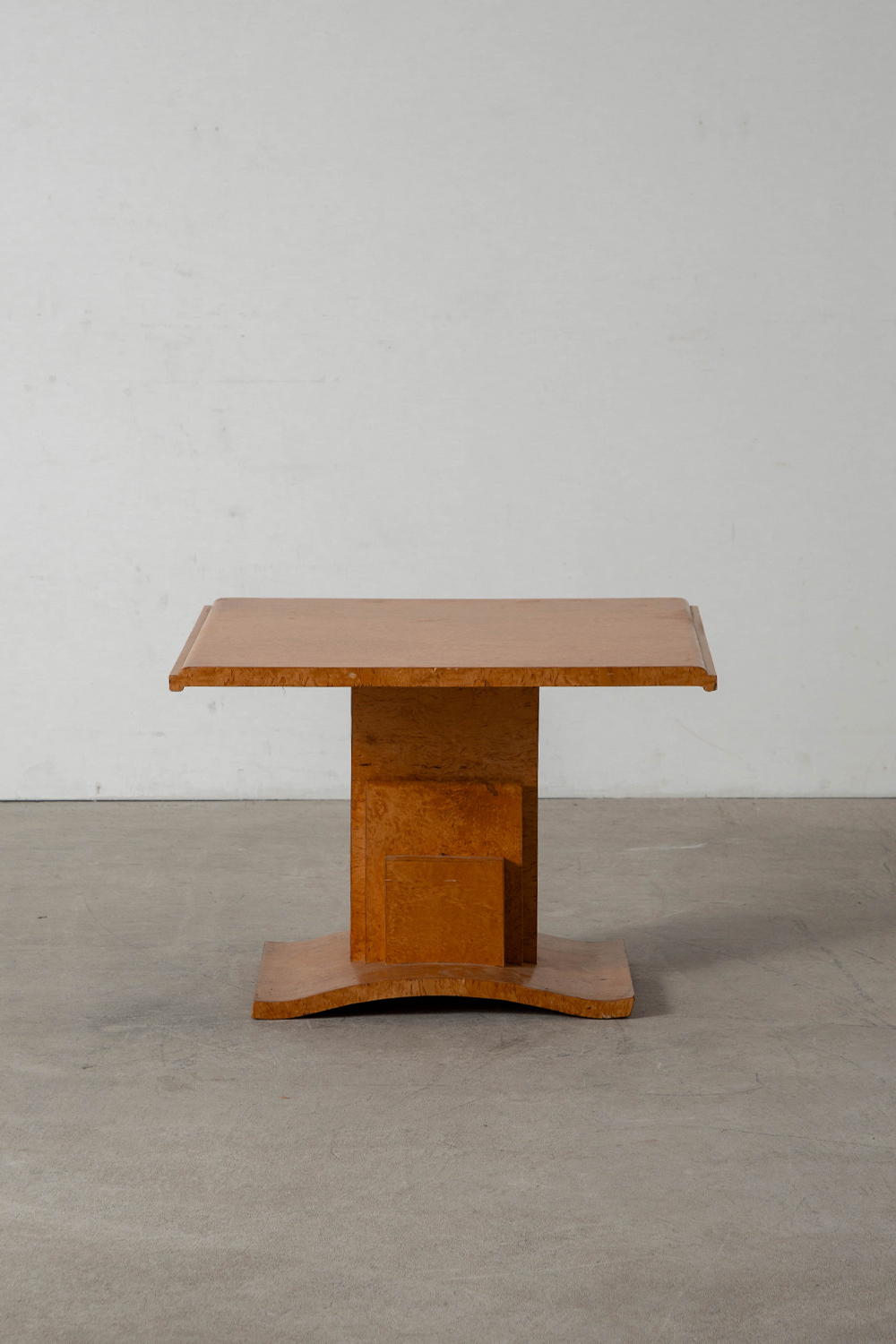 Art Deco Style Side Table in Birch