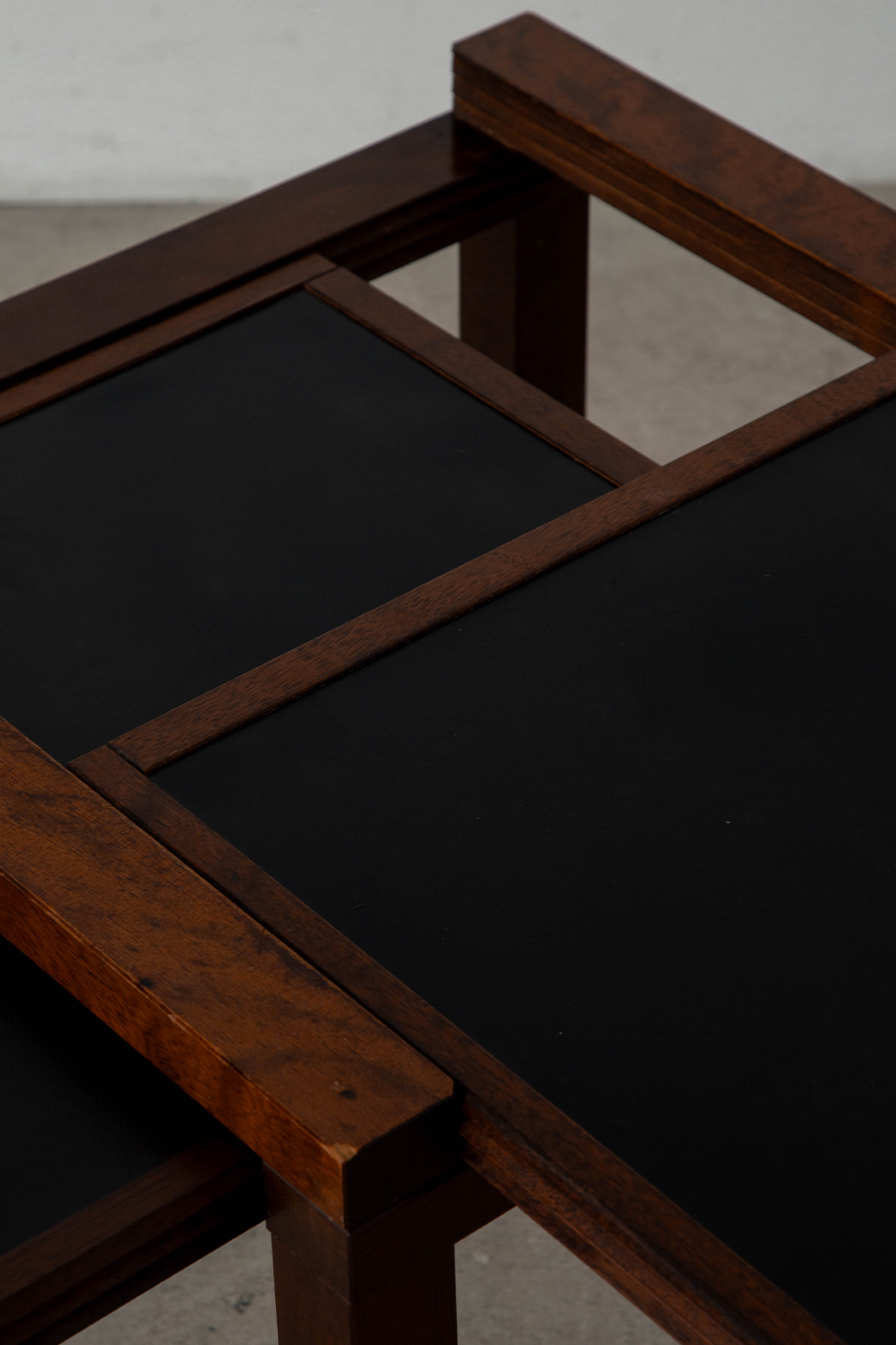 Hexa Table by Bernard Vuarnesson for Bellato in Wood