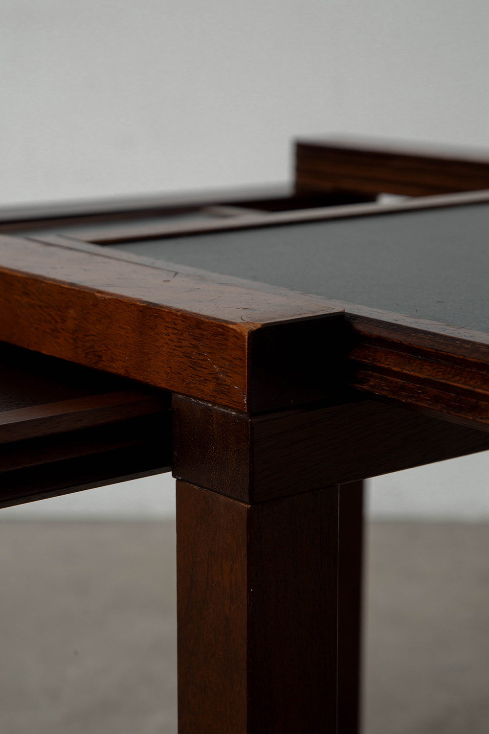 Hexa Table by Bernard Vuarnesson for Bellato in Wood