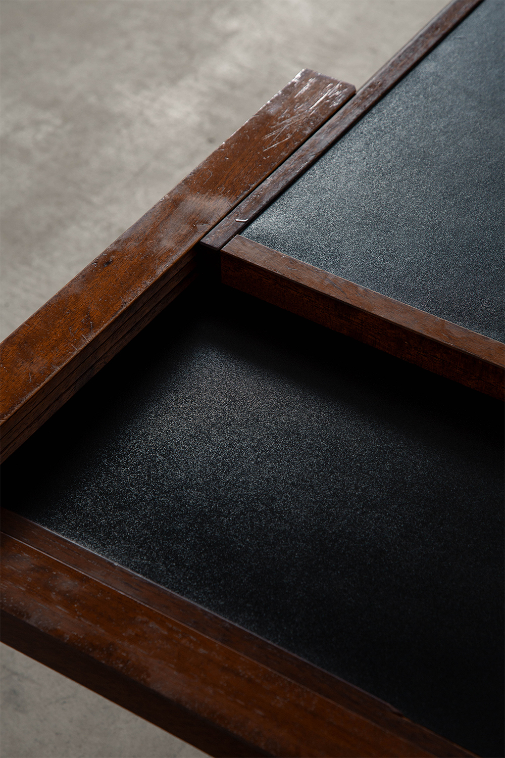 Hexa Table by Bernard Vuarnesson for Bellato in Wood