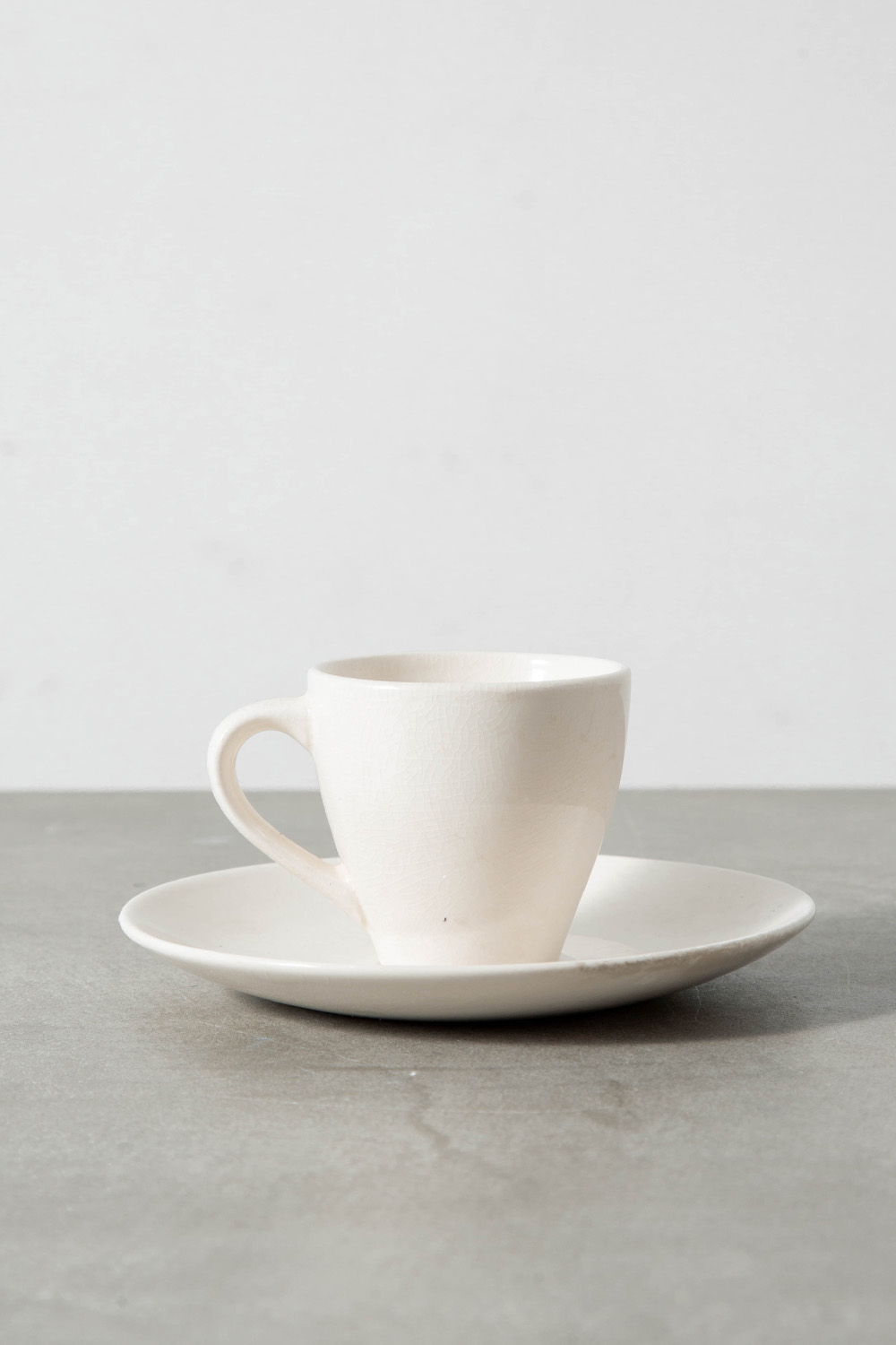 Coffee Cup & Saucer Set by Sori Yanagi for Matsumura & Co in Ceramic