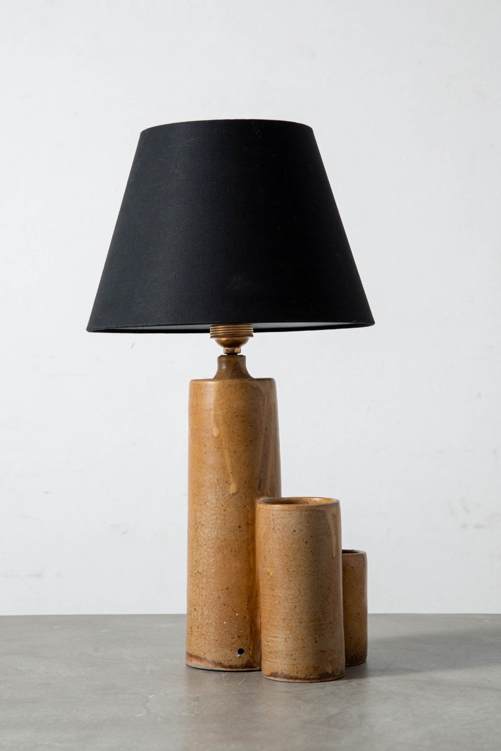 Table Lamp in Ceramic and Brass