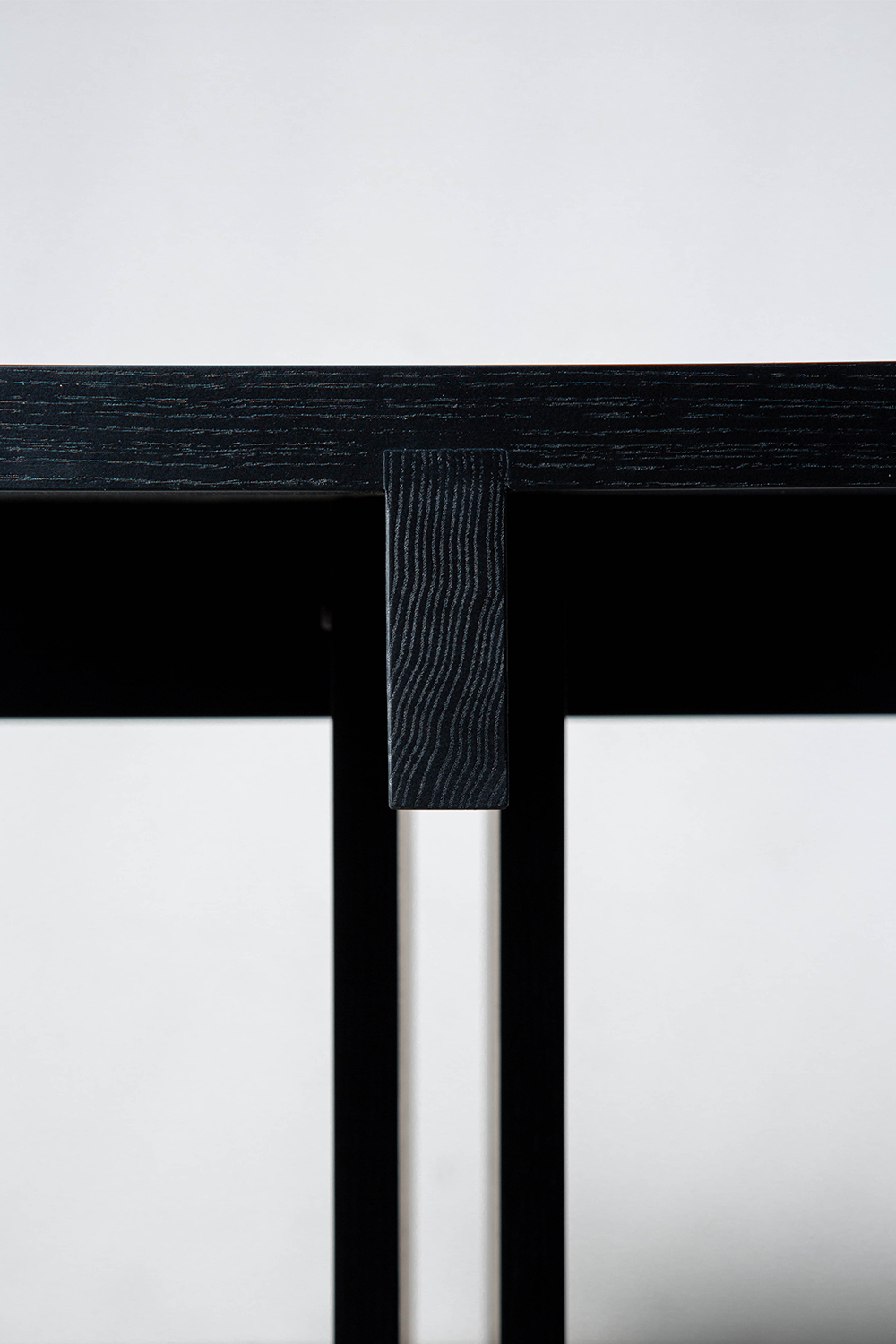 Rak Bistro Table by Francesc Rifé for Kendo in Black Ash