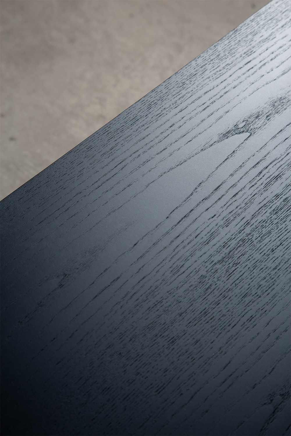 Rak Bistro Table by Francesc Rifé for Kendo in Black Ash