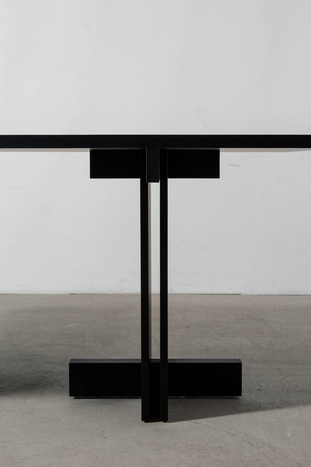 Rak Bistro Table by Francesc Rifé for Kendo in Black Ash