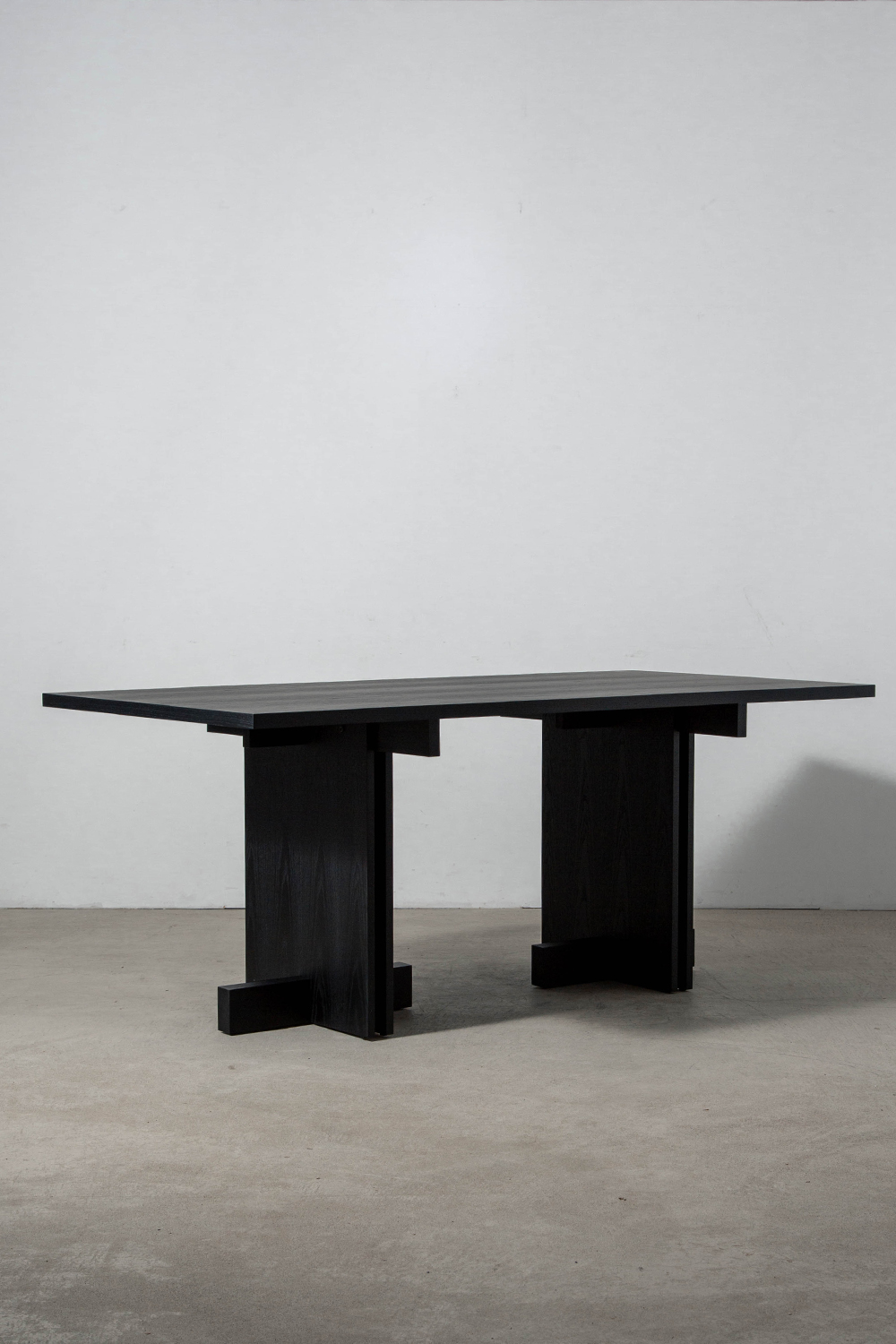 Rak Bistro Table by Francesc Rifé for Kendo in Black Ash