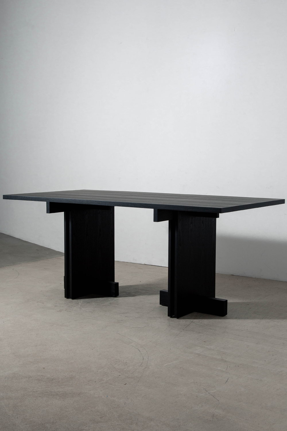Rak Bistro Table by Francesc Rifé for Kendo in Black Ash