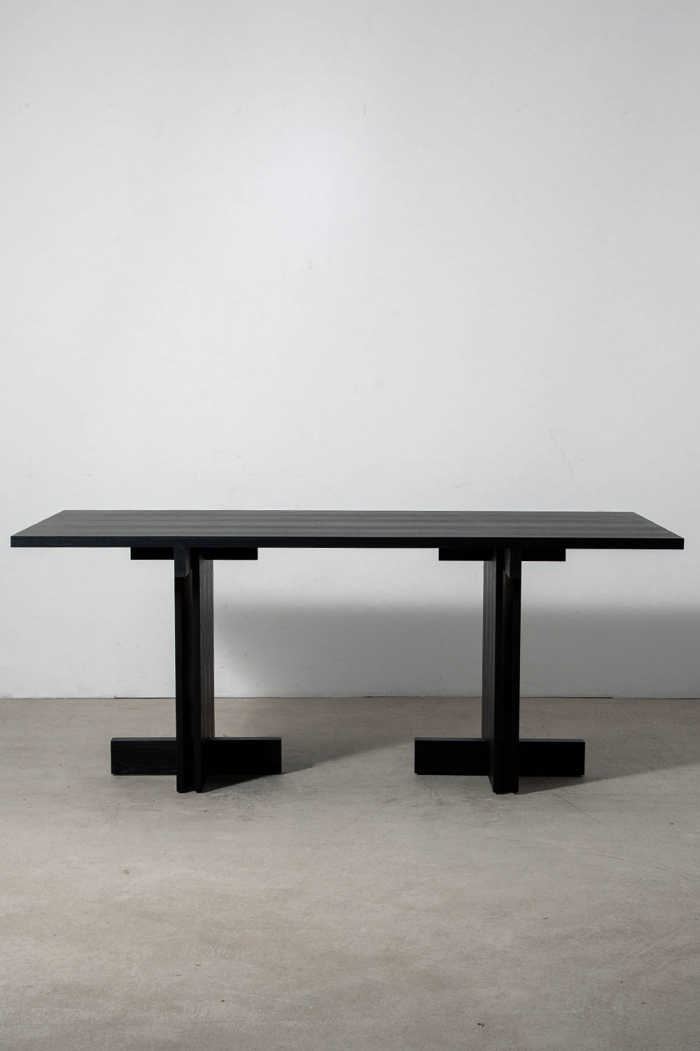Rak Bistro Table by Francesc Rifé for Kendo in Black Ash