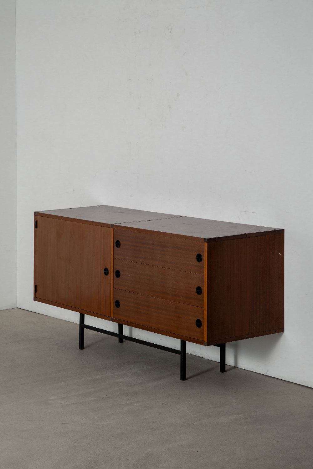 Sideboard by A.R.P for Minvielle in Wood and Steel