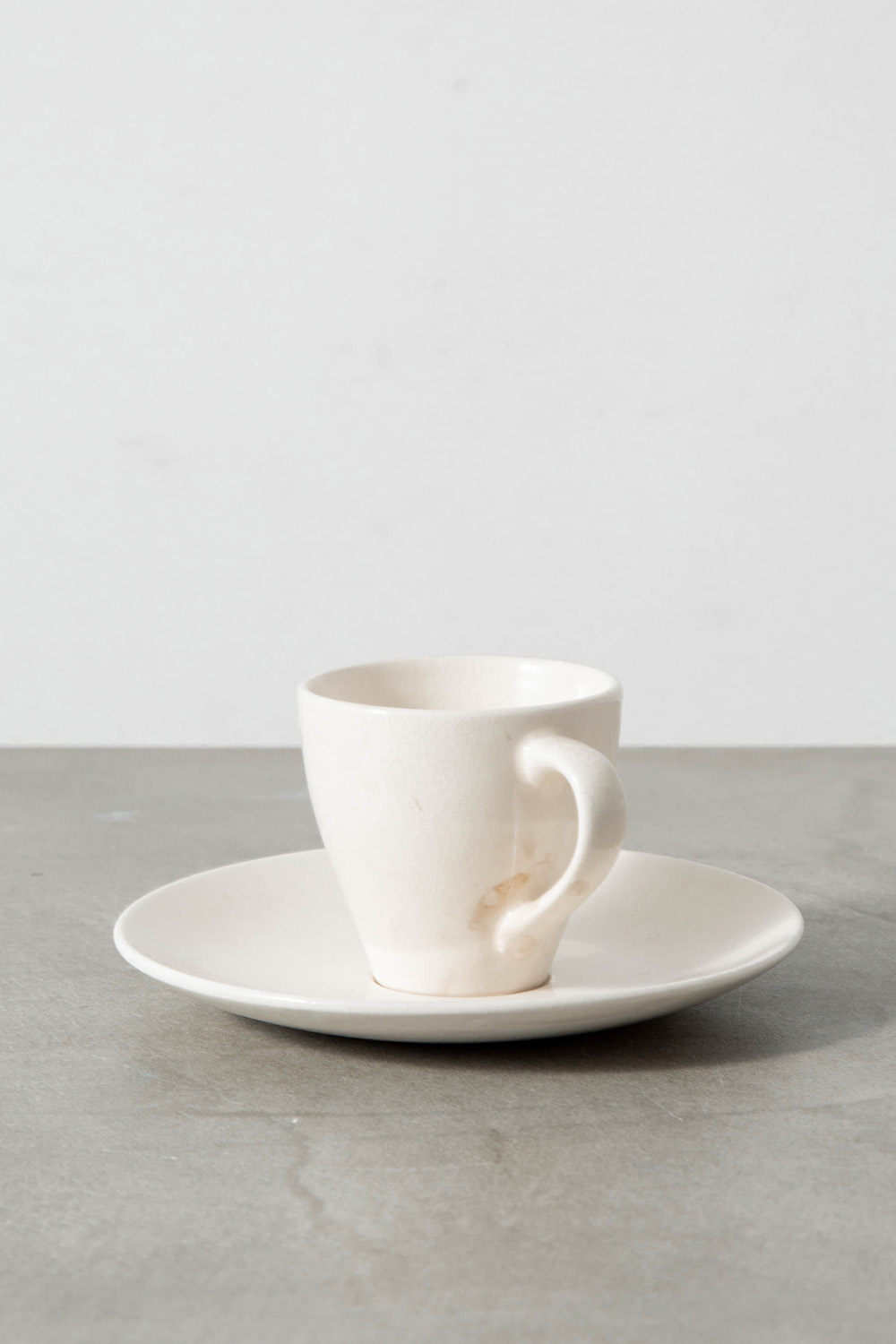 Coffee Cup & Saucer Set by Sori Yanagi for Matsumura & Co in Ceramic