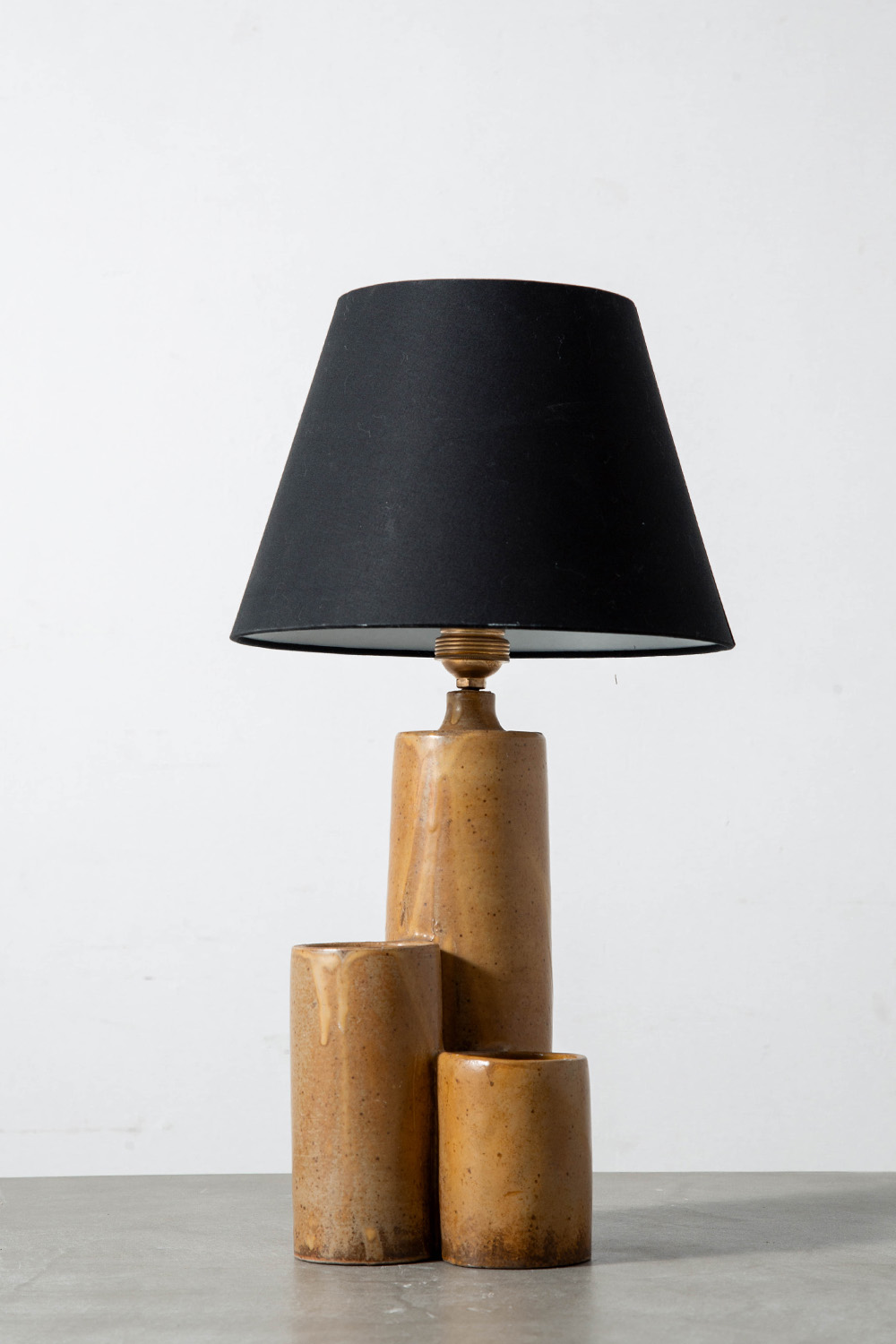 Table Lamp in Ceramic and Brass