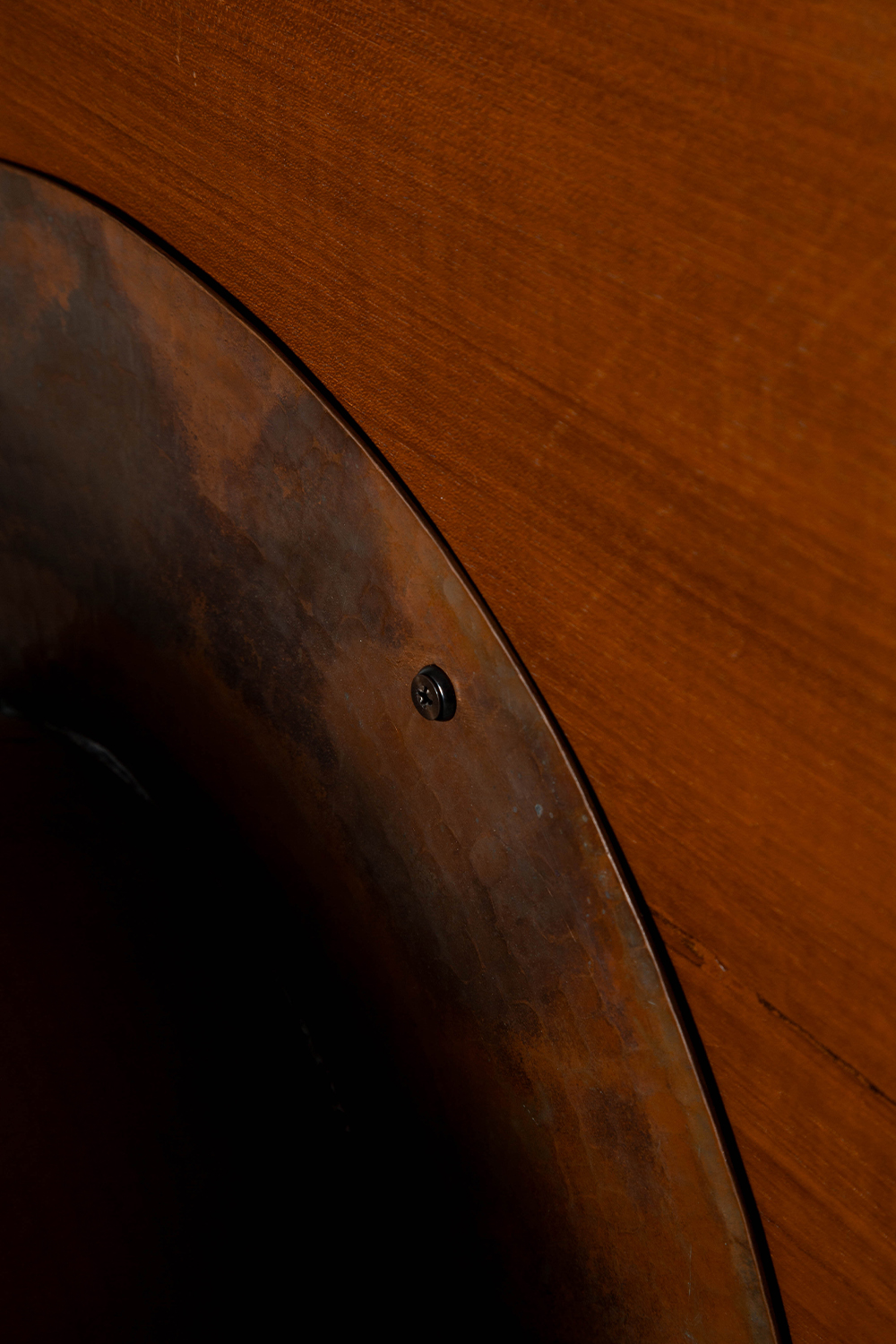 Dining Table by Jürgen Lehl for Babaghuri in Wood and Copper