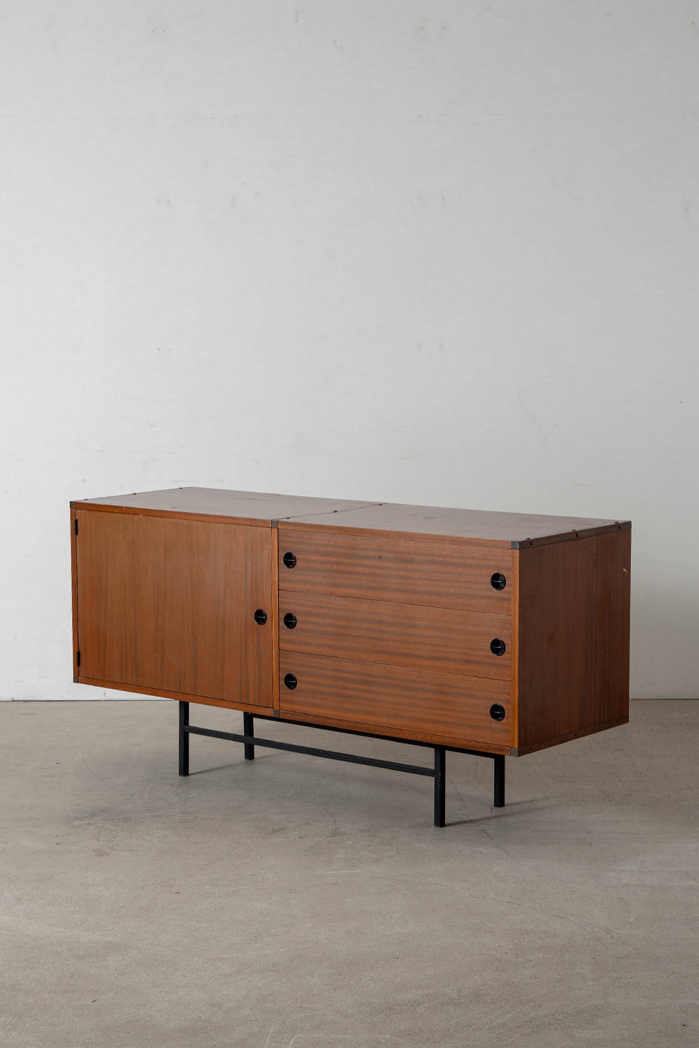 Sideboard by A.R.P for Minvielle in Wood and Steel