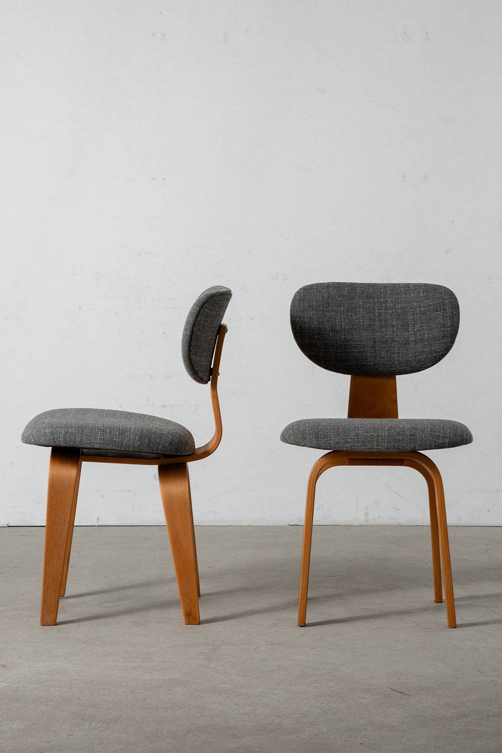 SB02 Dining Chair by Cees Braakman for Psatoe in Wood and Fabric