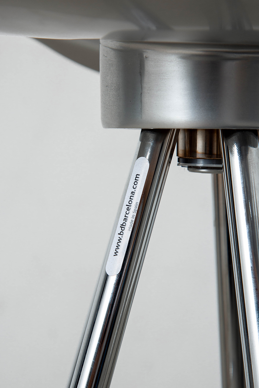 Jamaica Stool by Pepe Cortés for BD Barcelona in Steel and Almunium