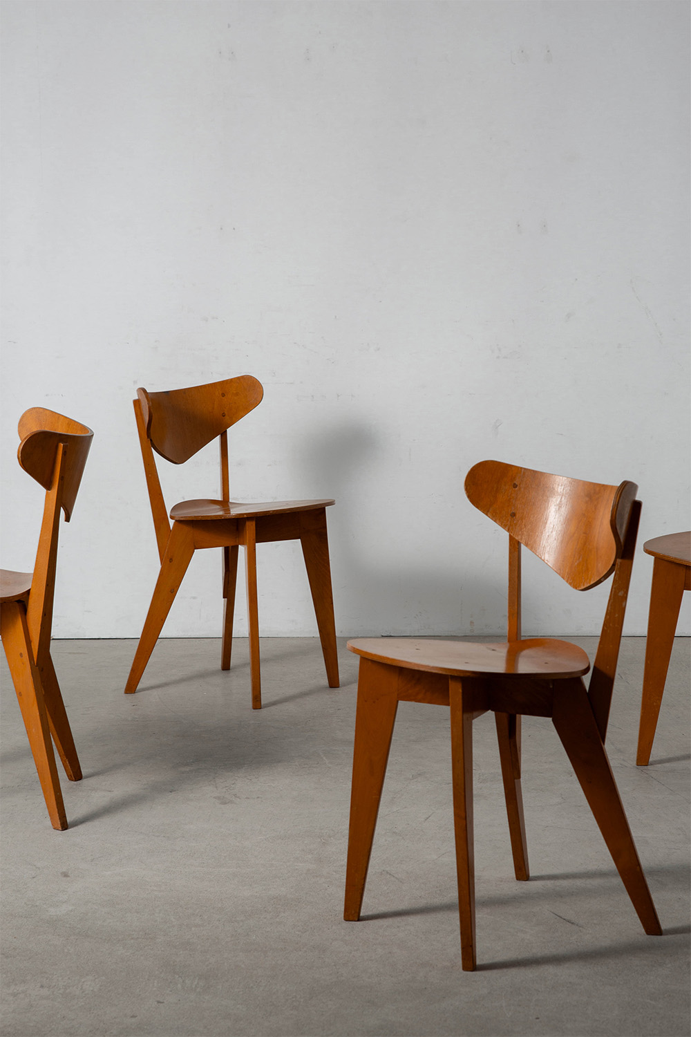 BN-1 Dining Chair by Hein Stolle for De Toekomst in Wood