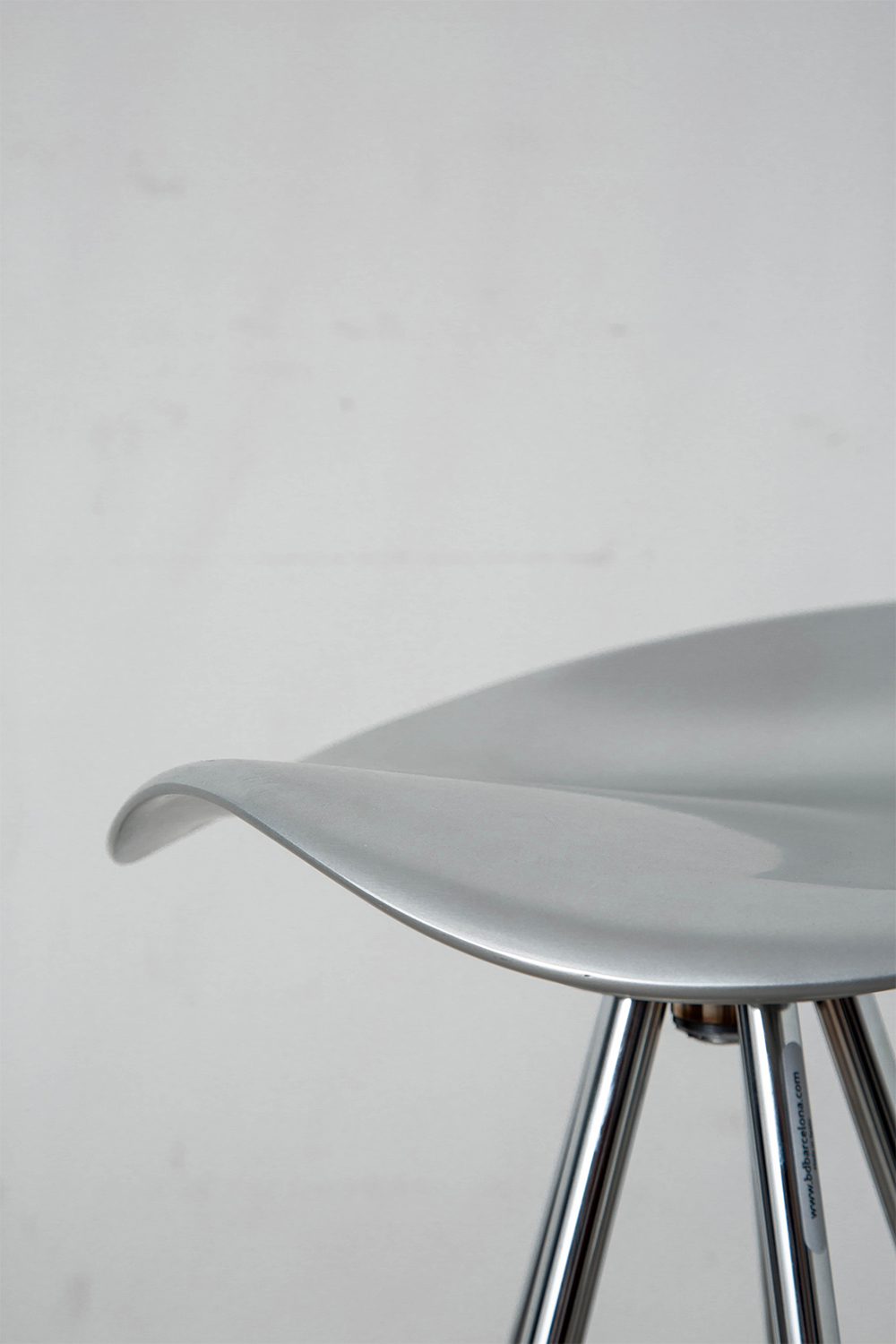 Jamaica Stool by Pepe Cortés for BD Barcelona in Steel and Almunium