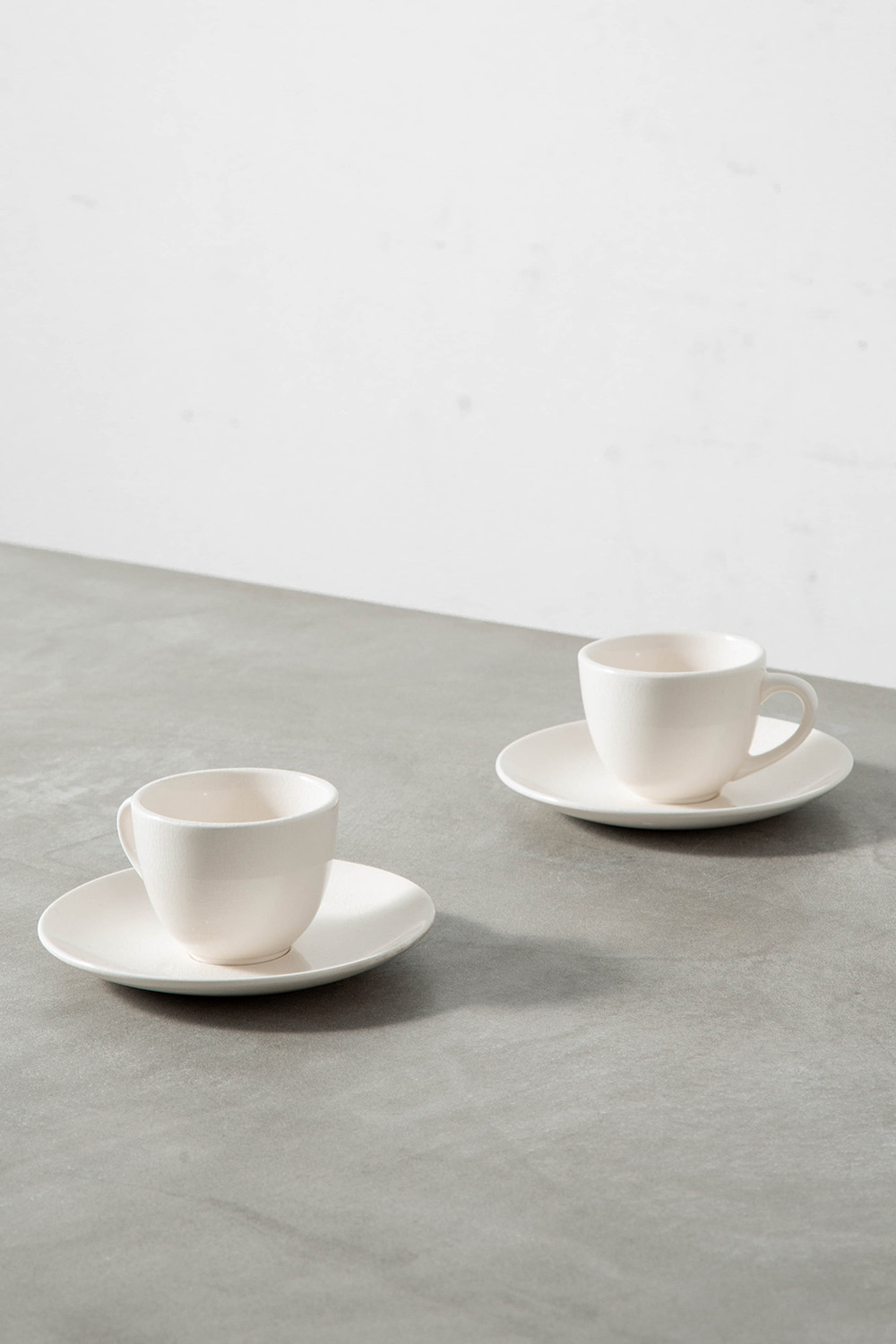 Coffee Cup & Saucer Set by Sori Yanagi for Matsumura & Co in Ceramic