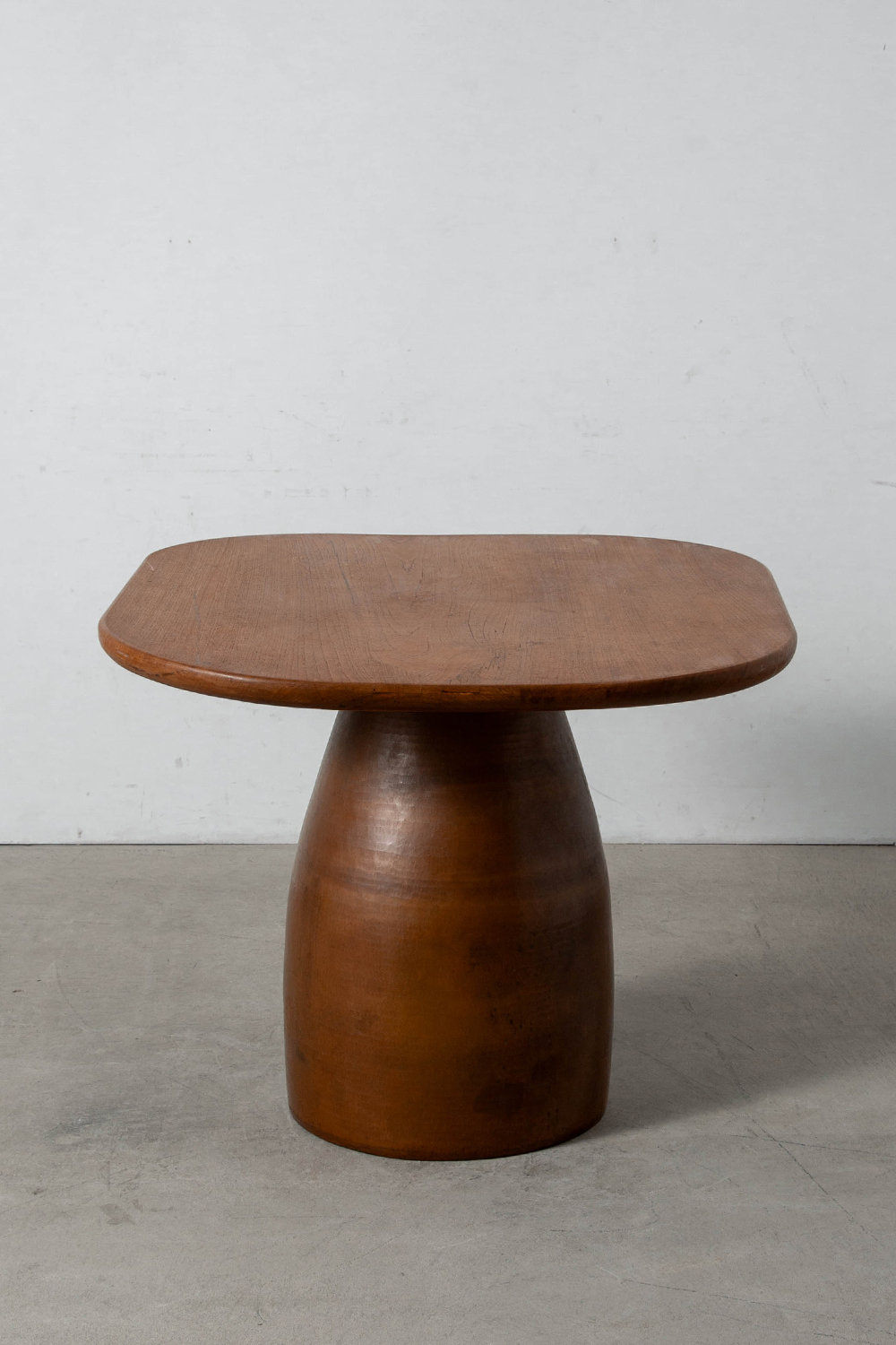 Dining Table by Jürgen Lehl for Babaghuri in Wood and Copper