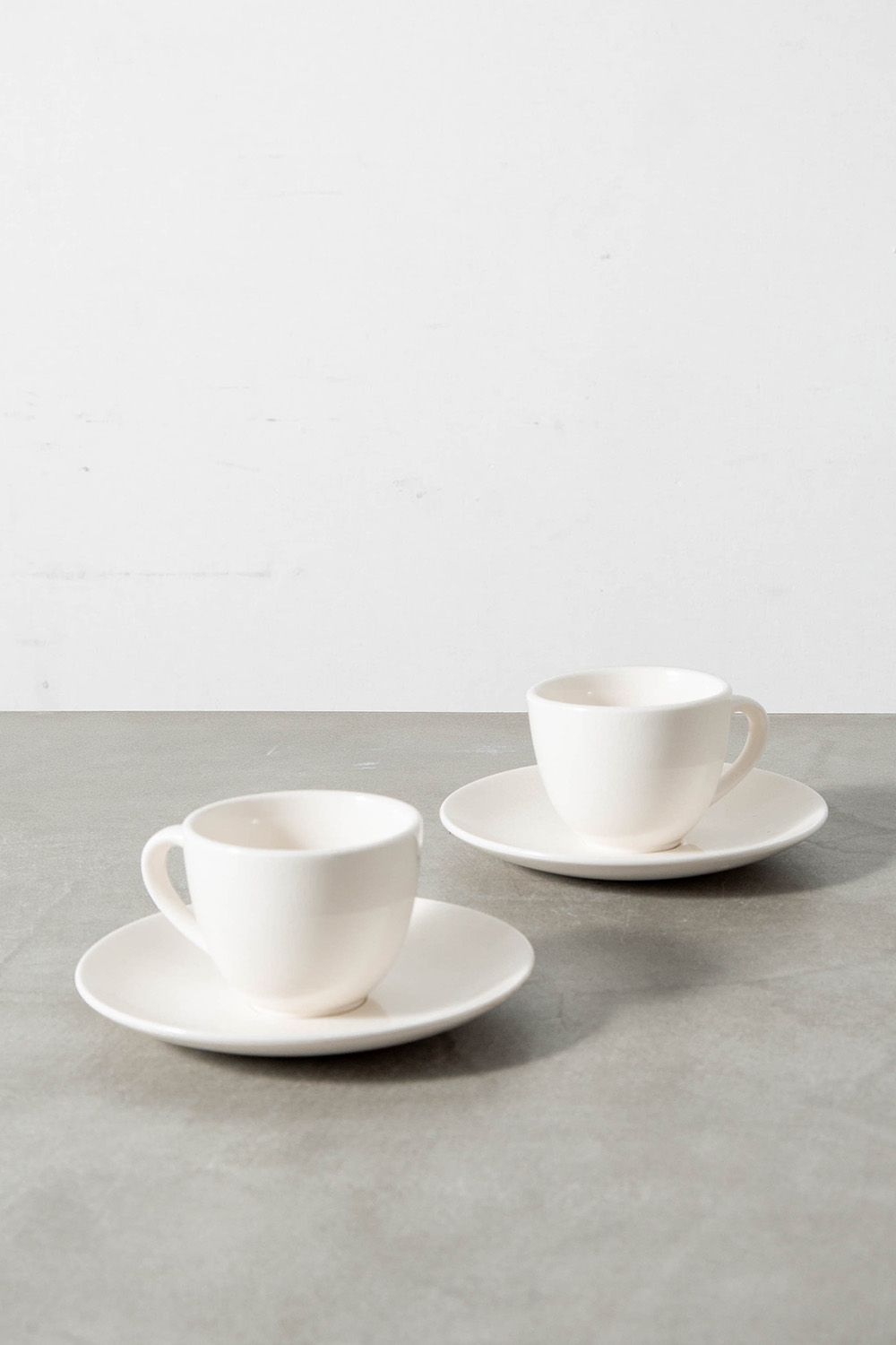 Coffee Cup & Saucer Set by Sori Yanagi for Matsumura & Co in Ceramic