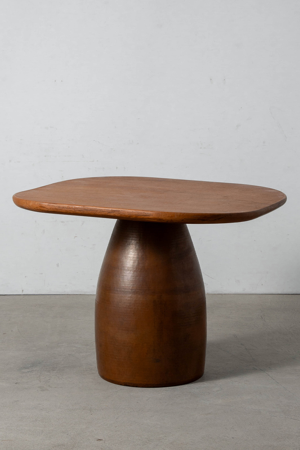 Dining Table by Jürgen Lehl for Babaghuri in Wood and Copper
