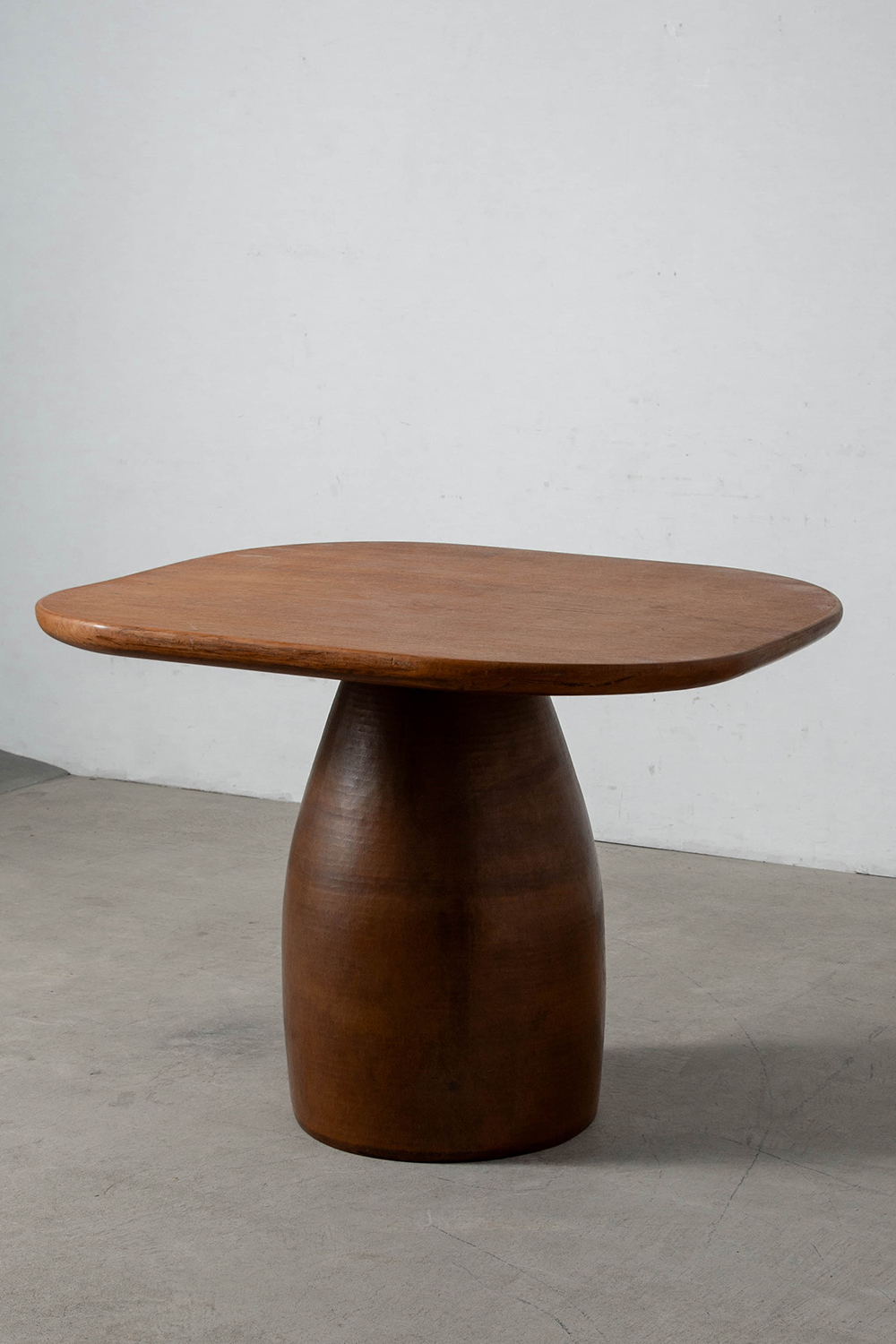 Dining Table by Jürgen Lehl for Babaghuri in Wood and Copper