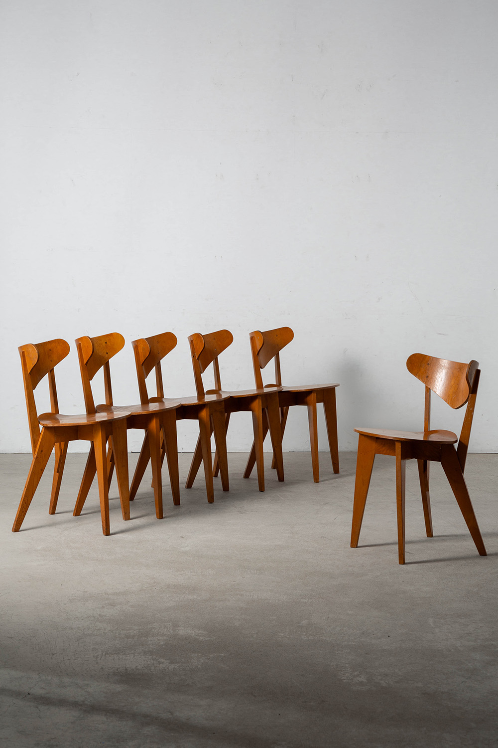 BN-1 Dining Chair by Hein Stolle for De Toekomst in Wood
