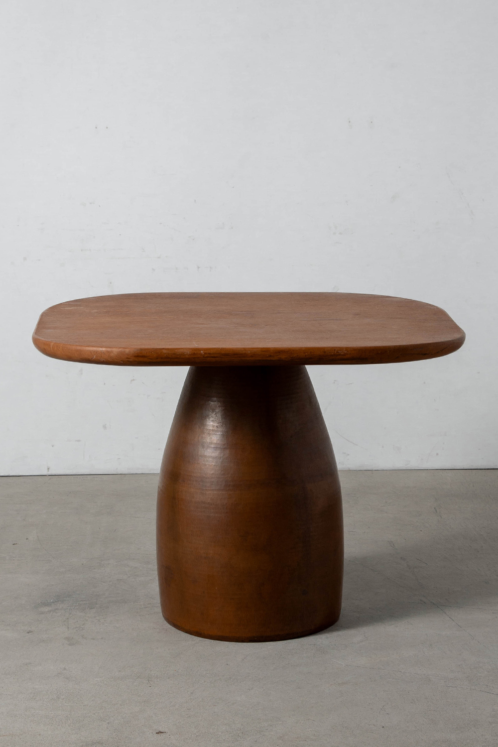 Dining Table by Jürgen Lehl for Babaghuri in Wood and Copper