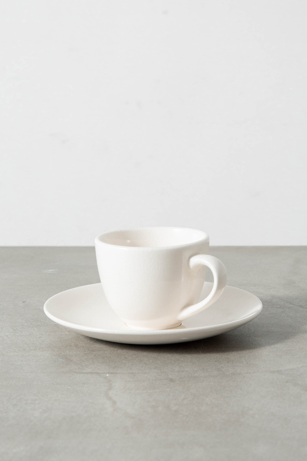 Coffee Cup & Saucer Set by Sori Yanagi for Matsumura & Co in Ceramic
