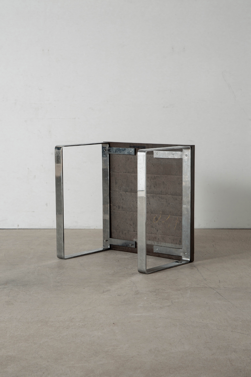 Primus 1062 Coffee Table by Peter Draenert for Draenert in Stone and Chrome