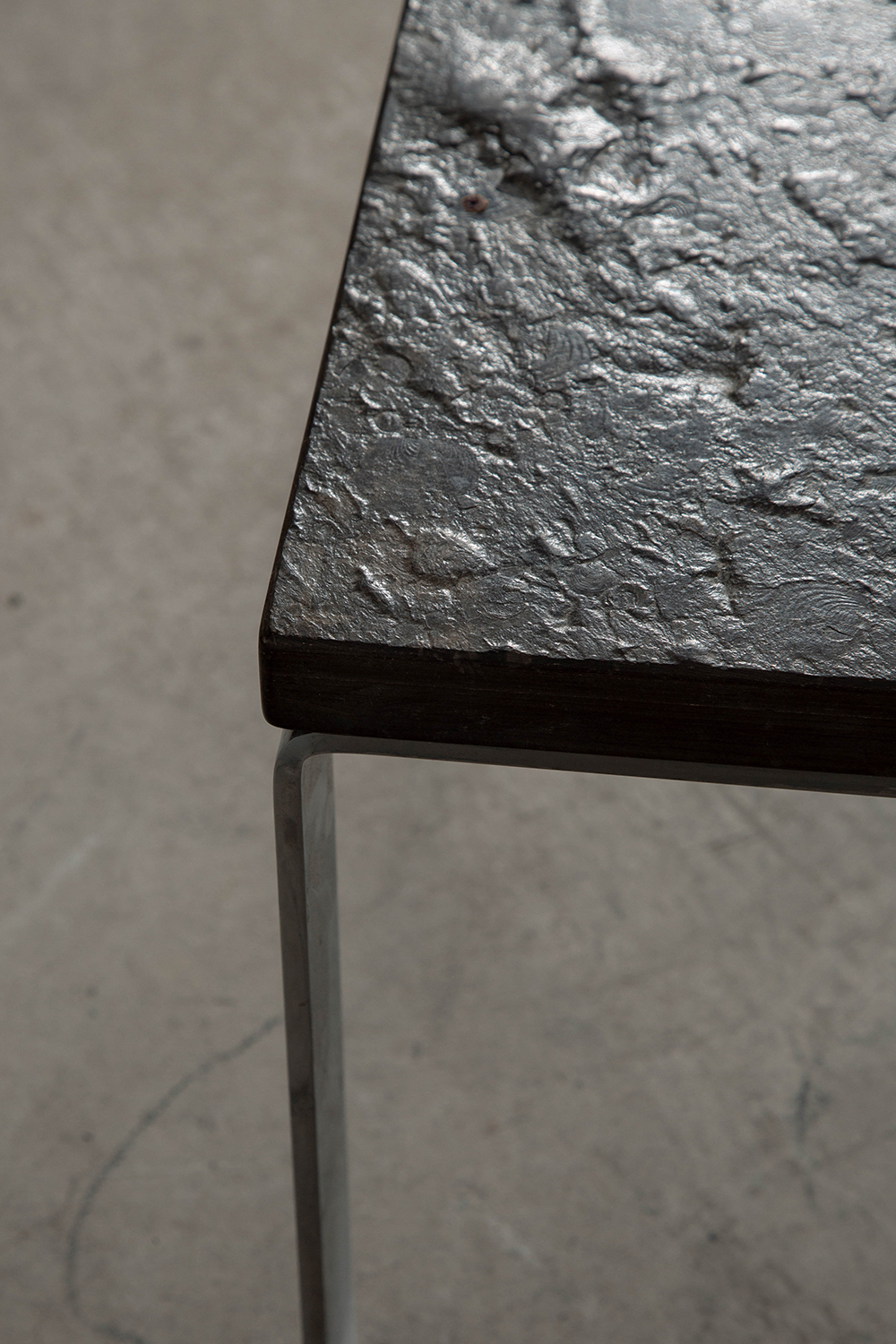 Primus 1062 Coffee Table by Peter Draenert for Draenert in Stone and Chrome