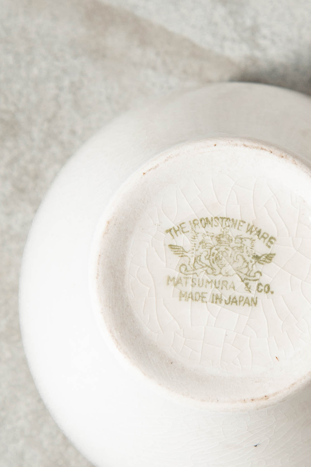 Coffee Cup & Saucer Set by Sori Yanagi for Matsumura & Co in Ceramic