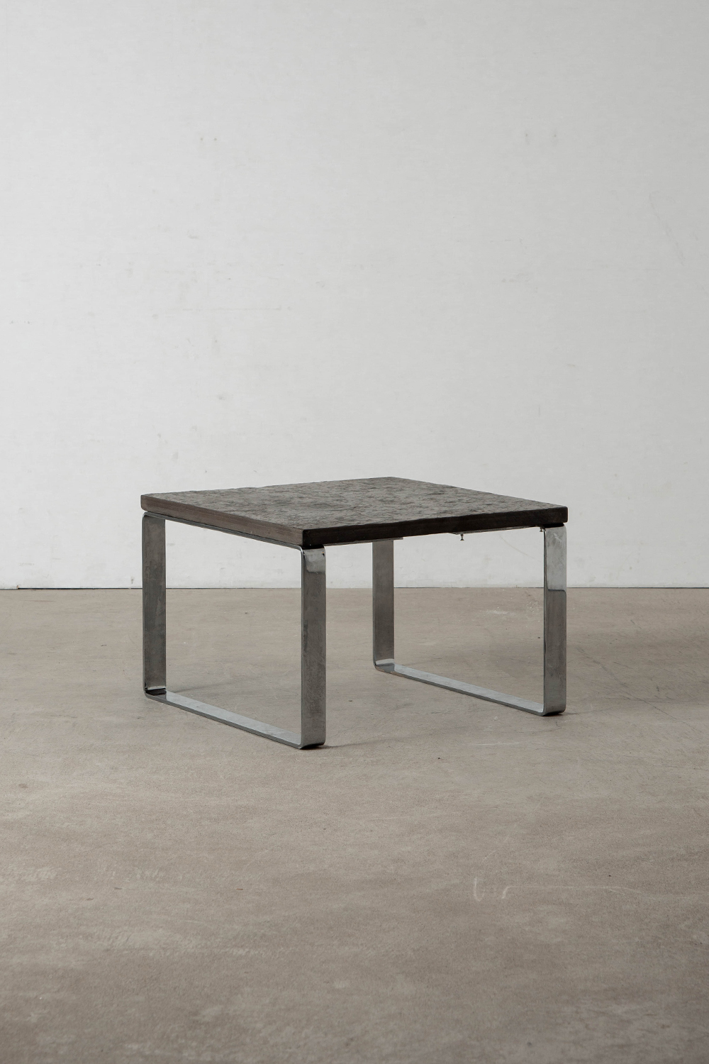 Primus 1062 Coffee Table by Peter Draenert for Draenert in Stone and Chrome