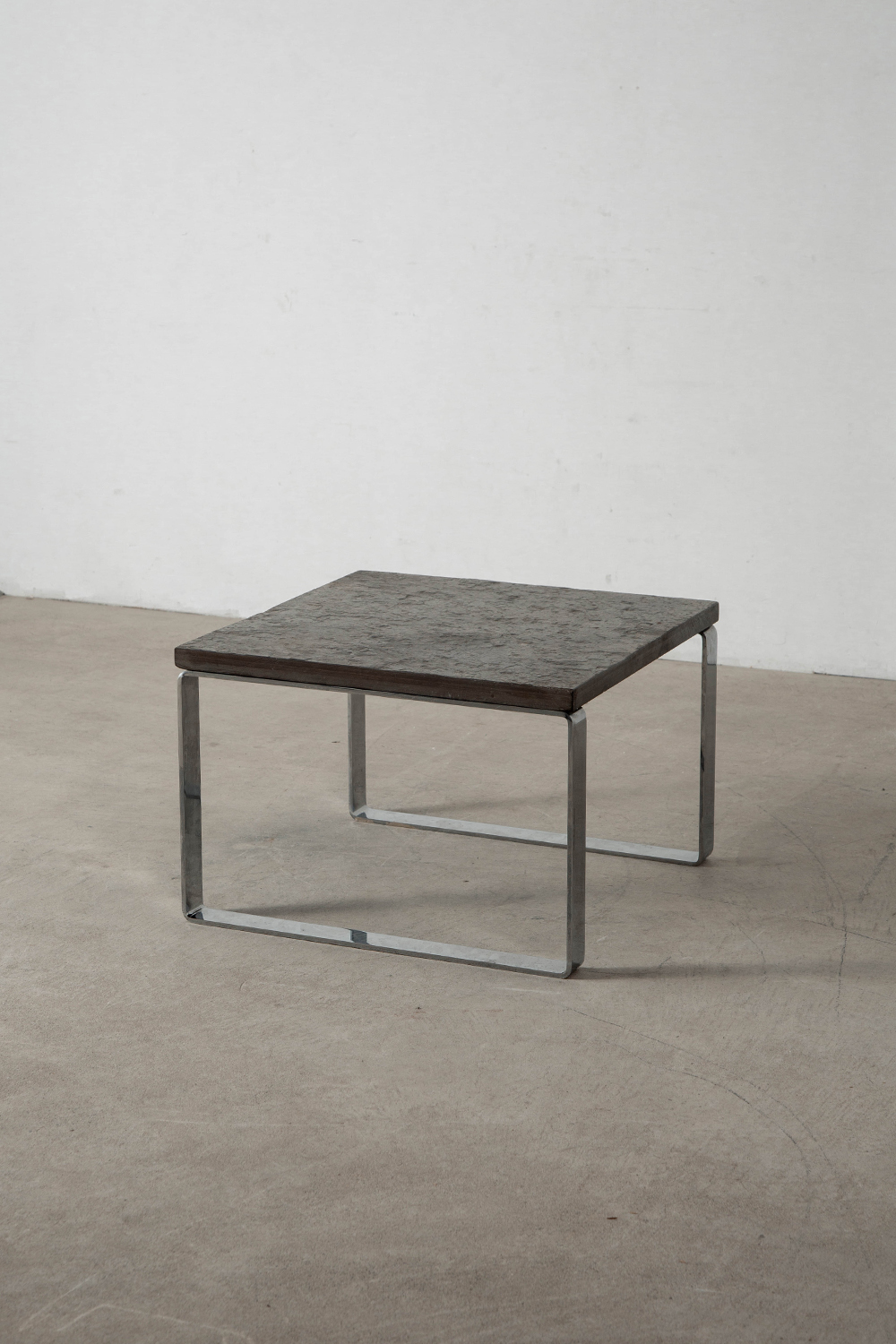 Primus 1062 Coffee Table by Peter Draenert for Draenert in Stone and Chrome
