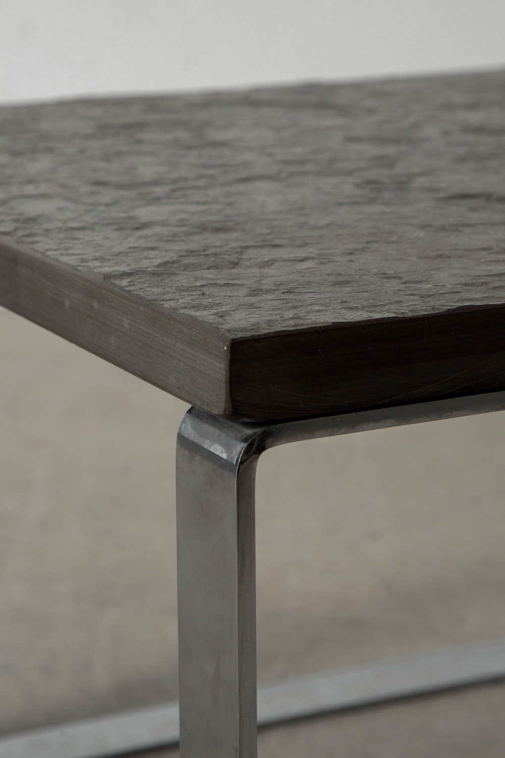 Primus 1062 Coffee Table by Peter Draenert for Draenert in Stone and Chrome