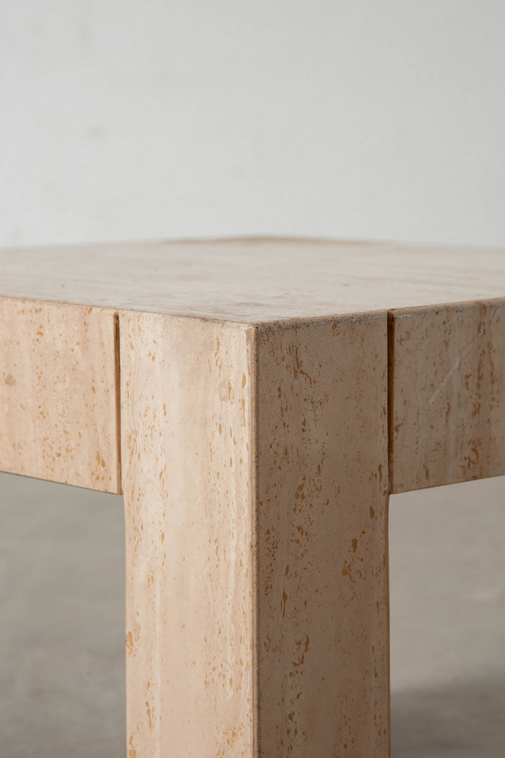 Coffee Table in Travertine
