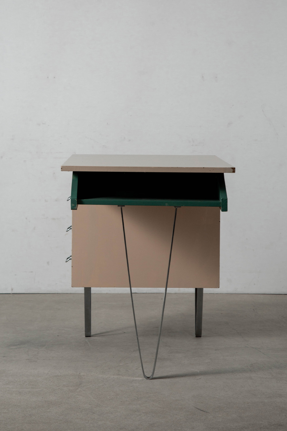 Desk by Cees Braakman for Pastoe in Wood and Steel