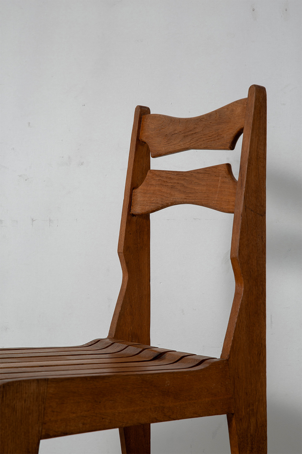 Dining Chair by Guillerme & Chambron in Wood