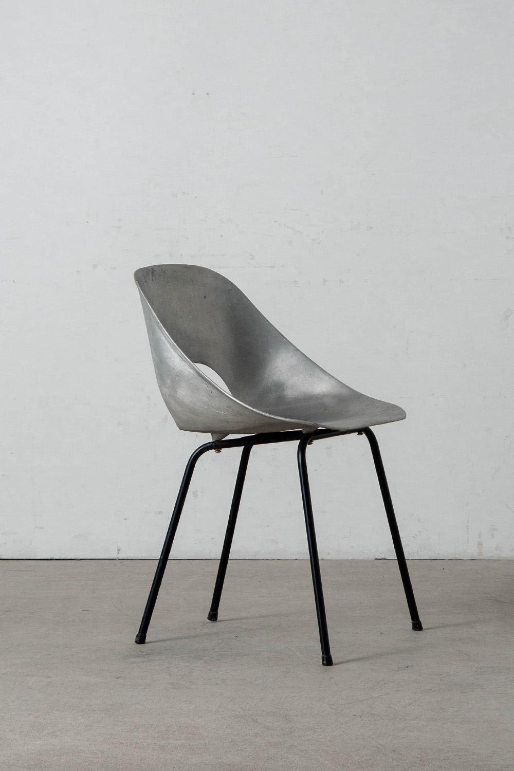Tulip Chair by Pierre Guariche for Maison du Monde in Aluminium and Steel